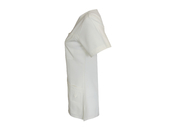 155G Women Medical Uniform Polyester Spandex Short Sleeve Scrubs