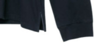 210gsm Woven Belt Men Navy Knitted Shirt