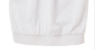 Cotton 100% 150 GSM  White Sleeveless Summer Girl Dress