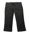 155 GSM Polyester 65% Cotton 35% Unisex Black Trousers Medical Uniform Scrubs Pants With Rope