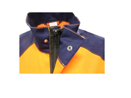 Sattin Woven Orange 250GSM Reflective Jacket Retro 3M Strip 9910