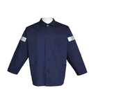 240GSM Reflective Work Jacket CVC 60% Cotton 40% Polyester Two Contrast Pockets