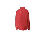 100% Polyester Winter Jacket Hexagonal Pattern Women Thermal Red Jacket Polar Fleece