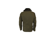 280G Twill 2/1 Motorcycle Winter Jacket 60% Polyester 40% Cotton With Liner Lamb Fur