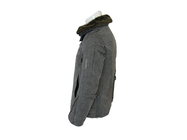 280 GSM Twill 2/1 60% Polyester 40% Cotton Winter Motorcycle Suit With Liner Lamb Fur