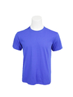 100% Cotton Personalized Men Crew Neck Solid Blue T-Shirt