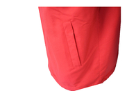 Fleece Lined 413 GSM Winter Jacket Thermal Red Fleece Jacket Sleeveless