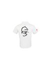 100% Polyester Men White Short Sleeve Polo Shirts With Embroidery LOGO