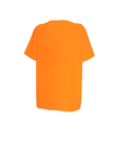 180GSM 100% Polyester Medical Uniform V Neck Scrub Orange Short Sleeve