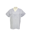 160G Medical Uniform Short Sleeve Scrub Jacket 65% Polyester 35% Cotton