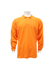 180GSM Orange Long Sleeve T-SHIRT & POLO 100% Polyester