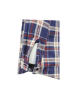 200GSM 100% Cotton Long Sleeve Checked Shirt Red And Blue Color