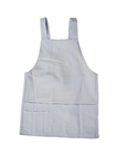 195G Polyester 80% Cotton 20% Chef Works Bib Apron Light Blue With Buttons