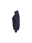 360 GSM Polyester Fleece Lined Winter Jacket Women Thermal Black Contrast Jacket