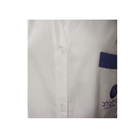 136 GSM Polyester 65% Cotton 35% Medical Uniform Printed Medical V Neck Scrubs