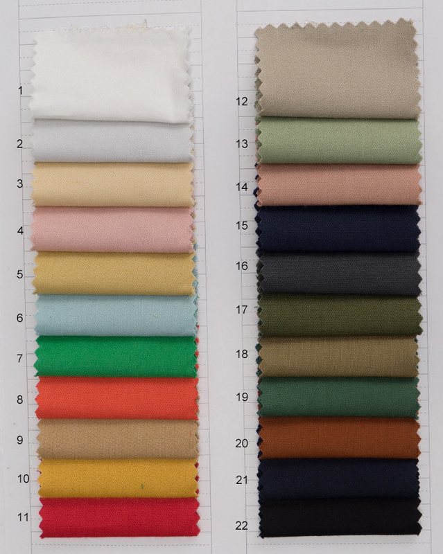 16 X 16+70D Yarn Count 59 / 60" Width Dyed Twill Fabric