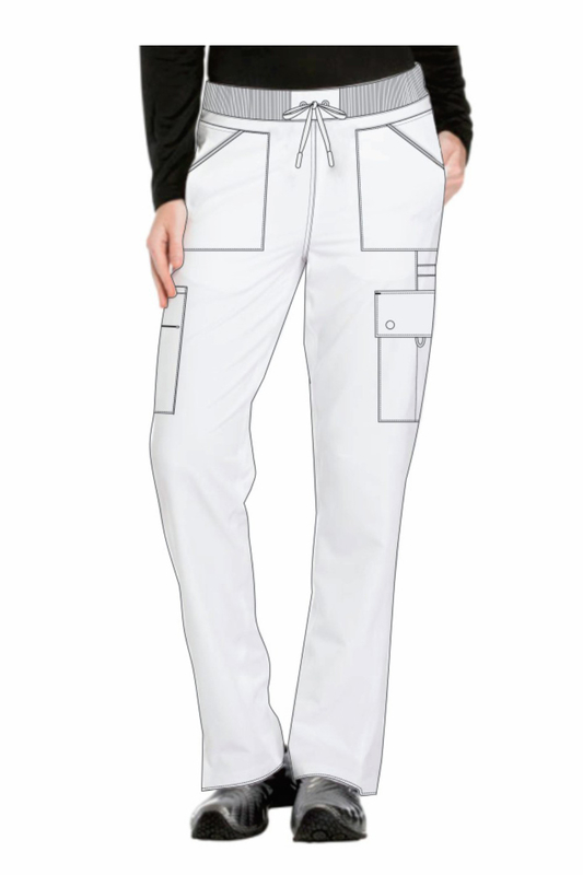 Double Pockets With Two Openings Pants Nurse Medical Uniforms Antimicrobial Wrinkle-free