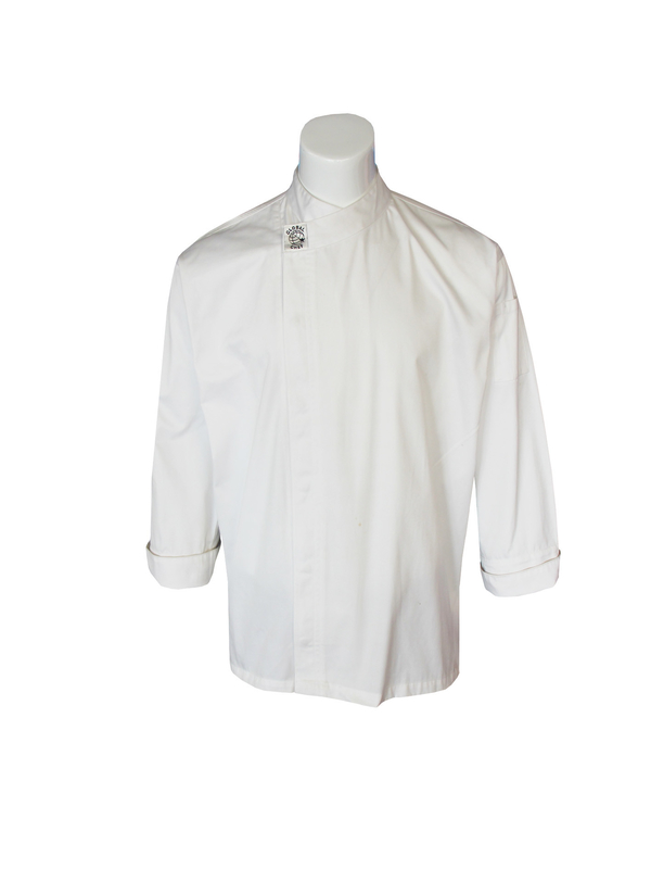 240G Chef Uniform Long Sleeve Polyester 65% Cotton 35% With Snap Buttons
