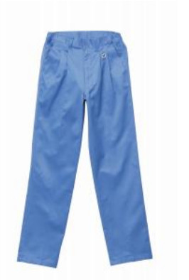 Polyester 65% Cotton 35% Light Blue Pants